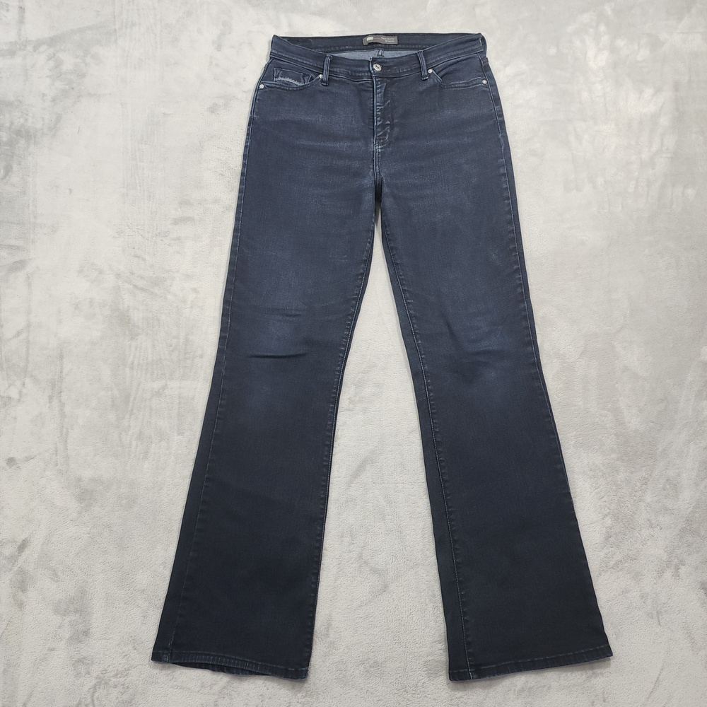 Levi's Jeans Womens 31 Blue Perfectly Slimming 512 Bootcut Slim Dark Wash Denim